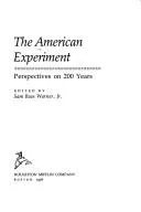 Cover of The American experiment
