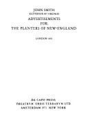 Cover of Advertisements for the planters of New-England