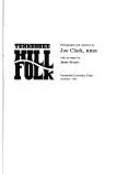 Cover of Tennessee hill folk