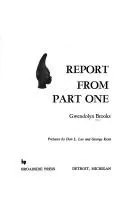 Cover of Report from part one