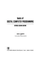 Cover of Basics of Digital Computer Programming