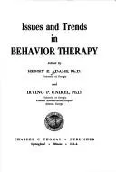Cover of Issues and trends in behavior therapy