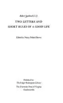 Cover of Two letters and Short rules of a good life