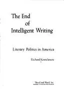 Cover of The end of intelligent writing