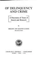 Cover of Of delinquency and crime