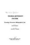 Cover of Thomas Jefferson, 1743-1826: chronology-documents-bibliographical aids
