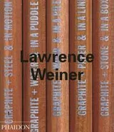 Cover of Lawrence Weiner