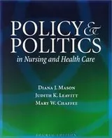 Cover of Policy & politics in nursing and health care