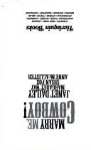 Cover of Marry Me, Cowboy