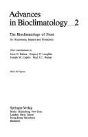 Cover of The Bioclimatology of frost