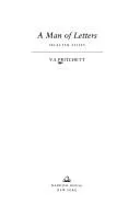 Cover of A Man of Letters