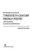 Cover of The Random House book of twentieth-century French poetry
