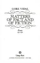 Cover of MATERS FACT&FICTN V516
