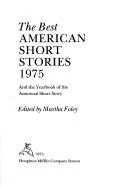 Cover of The Best American Short Stories 1975