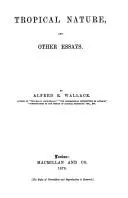 Cover of Tropical nature, and other essays