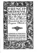 Cover of French Mediaeval Romances from the Lays of Marie de France
