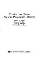 Cover of Construction claims