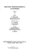 Cover of Organic photochemical syntheses