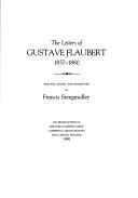 Cover of The Letters of Gustave Flaubert 1830-1880