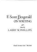 Cover of F. Scott Fitzgerald on writing