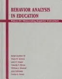 Cover of Behavior analysis in education
