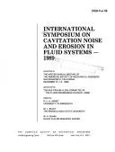 Cover of International Symposium on Cavitation Inception, 1989