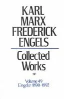 Cover of Karl Marx and Frederick Engels