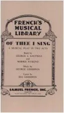 Cover of Of thee I sing