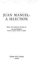 Cover of Juan Manuel, a selection