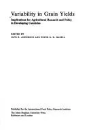 Cover of Variability in grain yields