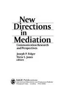 Cover of New directions in mediation