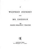 Cover of A western journey with Mr. Emerson
