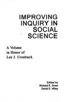 Cover of Improving inquiry in social science