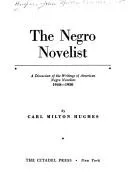 Cover of The Negro novelist