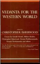 Cover of Vedanta for the Western World