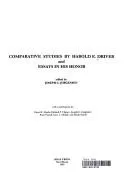 Cover of Comparative Studies by Harold E. Driver and Essays in His Honor (Comparative Studies)