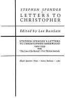 Cover of Letters to Christopher