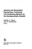 Cover of Aversive and nonaversive interventions