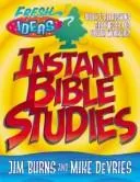Cover of Instant Bible studies