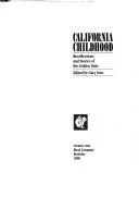 Cover of California Childhood