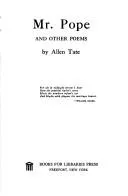 Cover of Mister Pope and Other Poems