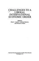 Cover of Challenges to a liberal international economic order