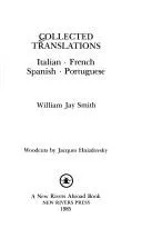 Cover of Collected Translations/Italian, French, Spanish, Portuguese (New Rivers Abroad Book)