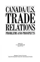 Cover of Canada/U.S. trade relations