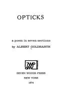 Cover of Opticks