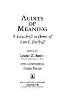 Cover of Audits of Meaning