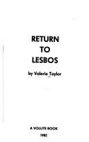 Cover of Return to Lesbos