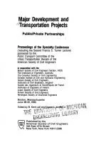 Cover of Major development and transportation projects
