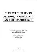 Cover of Current therapy in allergy, immunology, and rheumatology, 3