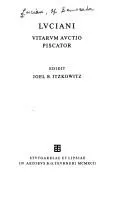 Cover of Vitarum Auctio, Piscator